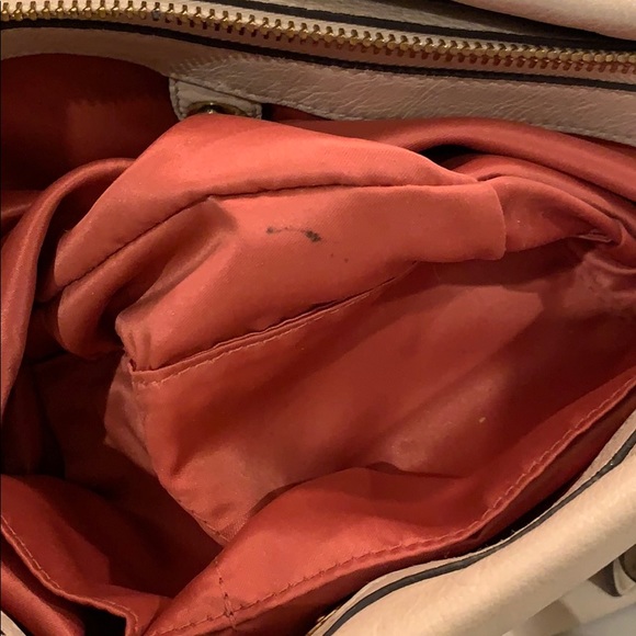 Cream COACH satchel with handles and strap - Picture 8 of 8